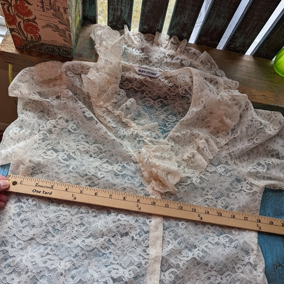 Vintage 80s Alice Stuart blouse - Picture 5 of 13